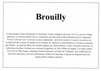 brouilly   synthese geologique
