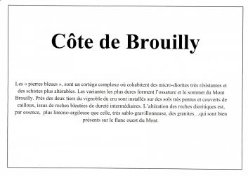 cote de brouilly   synthese geologique